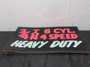 lot 150 image: 10 Fiber Board Signs