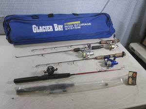 lot 176 image: (F-3) Fishing Rod Storage System Ba...
