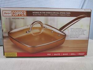 lot 211 image: (EW6) Parini Copper 9 12 Square P...