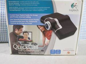 lot 232 image: (BS) Logitech QuickCall USB Speaker...