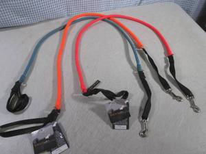 lot 241 image: (EC1) Lot of 3 Wacky Walkr Dog Lea...
