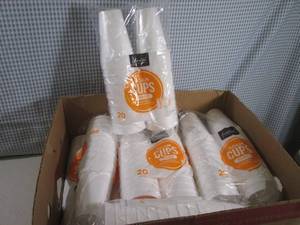 lot 6 image: (A-4T) 7 Packs of 20 Foam Cups ...