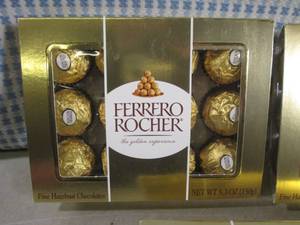 lot 69 image: (B-1) 3 Packs of Ferrero Rocher Fin...