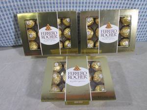 lot 72 image: (B-1) 3 Packs of Ferrero Rocher Fin...