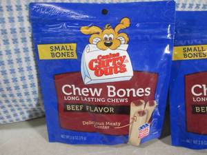 lot 118 image: (B-2) 6 Bags Beef Flavor Dog Chew B...