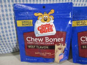 lot 119 image: (B-2) 6 Bags Beef Flavor Dog Chew B...