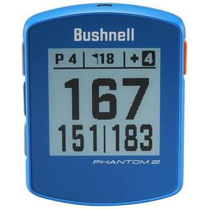lot 35 image: Brand New - Open Box Item Bushnell Phantom 2 Handheld Golf GPS - Blue