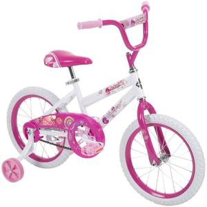 lot 46 image: Brand New - Sealed Huffy Kids So Sweet 16 Bike with Training Wheels