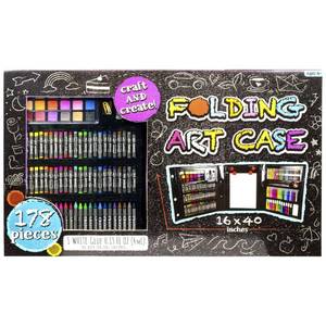 lot 61 image: Brand New Craft and Create 178-Pc. Folding Art Case