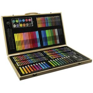 lot 72 image: Brand New 180-Pc. Wooden Art Case
