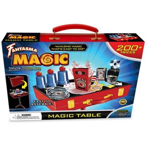 lot 76 image: Brand New Fantasma Magic Wood Magic Table Set - 200 Tricks