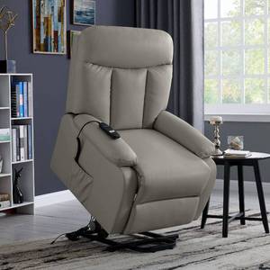 lot 130 image: Brand New Homesvale Lexi Power Lift Reclining Chair - Leather-Look
