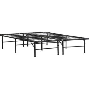 lot 132 image: Brand New - Sealed Lucid Comfort Collection Platform Bed Frame - Cal. King