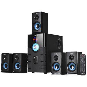 lot 136 image: Brand New beFree Sound 125-Watt 5.1-Channel Bluetooth Surround Sound Speaker System with 9 Subwoofer