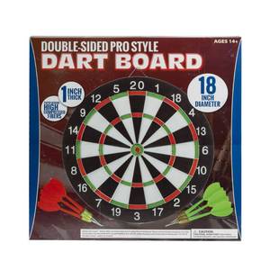 lot 189 image: NEW OPEN-BOX Gener8 Double-Sided Dartboard with Darts