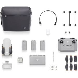 lot 195 image: NEW DJI Mini 2 Fly More Combo Wi-Fi 4K Camera Drone Kit RETAIL $649.99