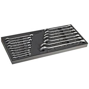 lot 194 image: NEW Powerbuilt Pro Tech 16-Pc. Metric Combination Wrench Set RETAIL$89.99