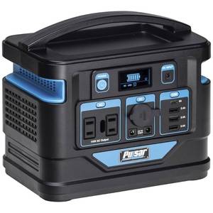 lot 199 image: NEW Pulsar 200 Watt Portable Power Station RETAIL $269.99