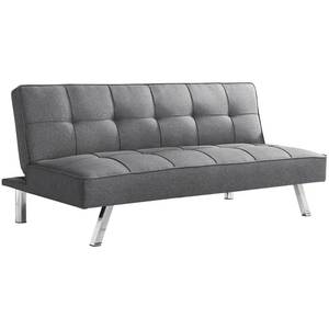 lot 204 image: Brand New Serta Cobie Microfiber Convertible Futon Sofa Bed