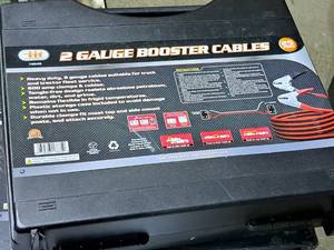 lot 309 image: ITT Heavy Duty Booster Cable 25x2-Gauge with Carry Case