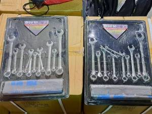 lot 347 image: Lot of (2) Great Neck Metric 11-pc Combination Wrench Sets (New In Packaging)