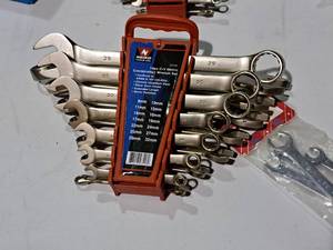 lot 344 image: Neiko Tools CrV Metric Combination Wrench Set 14-piece