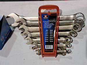 lot 343 image: Neiko Tools CrV Metric Combination Wrench Set 14-piece