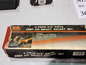 lot 336 image: MIT 34 Deep Impact Socket Set 8-piece (New in Box)
