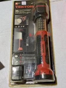 lot 357 image: Tekton 36 LED 2-In-1 Flashlight  Worklight (New In Packaging)
