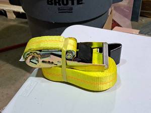 lot 377 image: Boxer Heavy Duty Ratchet Tie-Down with Flat Hook 2x27