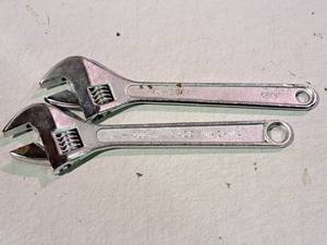 lot 404 image: Lot of (2) 12 Adjustable Wrenches
