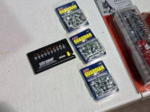 lot 464 image: Lot of (4) Hand Tools - Guardian Grease Fittings, Stay Sharp Bit Set
