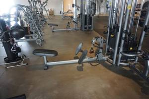 lot 6 image: Matrix Aura 8 Stack Multi Station Weight Machine