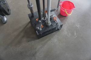lot 24 image: Rogue Barbell and Accessory Holder