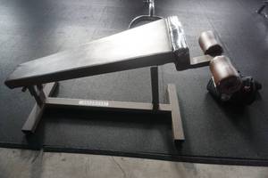 lot 26 image: Paramount Adjustable Incline WeightLeg Curl Bench