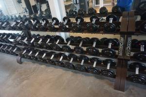 lot 86 image: Muscle Dynamics Maximan Brand Heavy Duty Dumbbell Rack