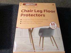 lot 1 image: 60 PCS Silicone Felt Bottom Chair L...