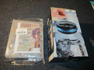 lot 10 image: Jigjaw Puzzle, Money Counting Jar...