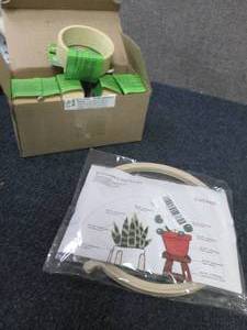 lot 31 image: Embroidery Art Kit, Unfinished Wood...