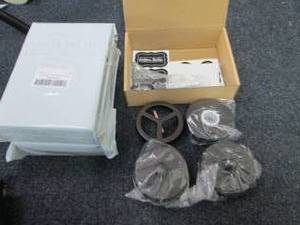 lot 47 image: 3 Sets Bronze Tone Stainless Mason ...