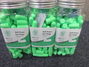 lot 63 image: 6- Ultra Soft Foam Earplugs 60 Pair...