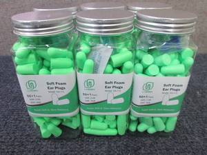 lot 64 image: 6- Ultra Soft Foam Earplugs 60 Pair...