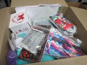 lot 70 image: Box of Assorted Small Overstock Ite...