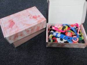 lot 137 image: 3 pks Croc Shoe and Bracelet Charms...