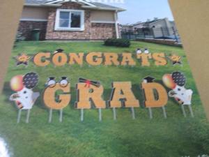 lot 145 image: Graduation Party Yard Signs...