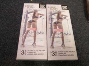 lot 165 image: 2- 3pks Fabric Booty Bands...