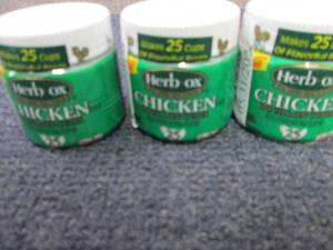 lot 169 image: 3 Jars Chicken Bouillon Cubes...