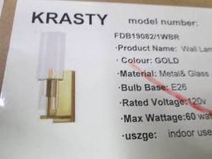 lot 177 image: Wall Lamp...