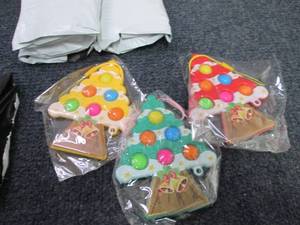 lot 190 image: 4- 3pks Popit Christmas Ornament To...