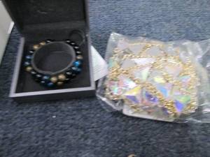 lot 201 image: Body Chain, Tiger Eye Bracelet...